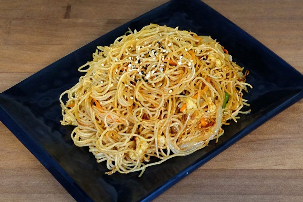 Tallarines Frito Con Verdura